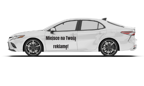 DrukMar Marcin Tomczak reklama na aucie