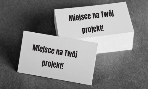 DrukMar Marcin Tomczak wizytówki projekt